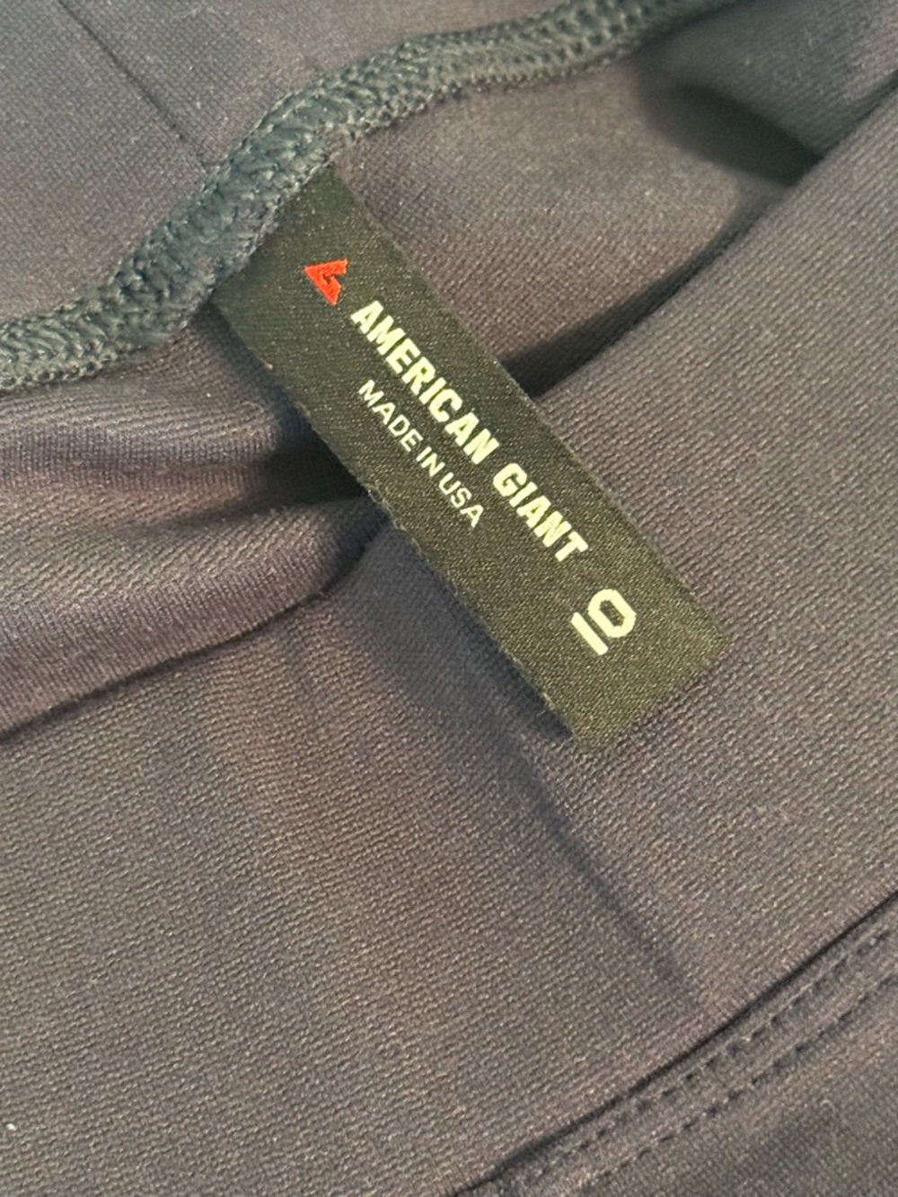 American Giant Ponte Slim Pant in Heritage Navy - Picture 4 of 4